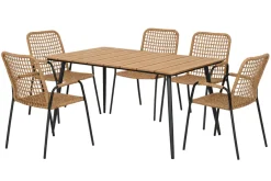 Havestol Madison sort/natur - Sunlife®