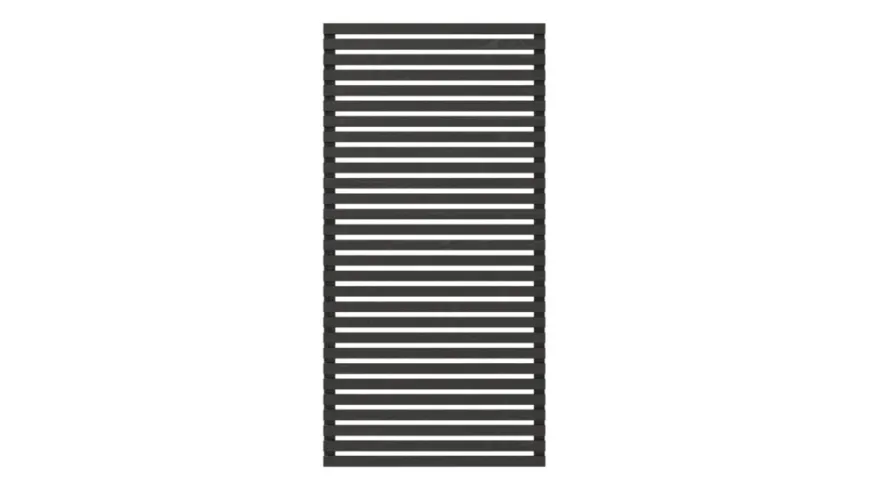 Hegn sort grundmalet 90 x 180 cm