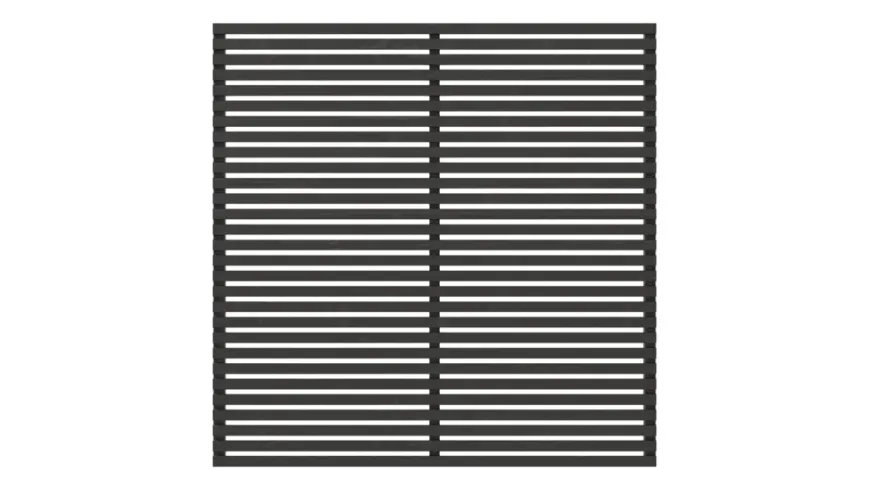 Hegn sort grundmalet 180 x 180 cm
