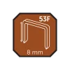 Hæfteklammer 8 mm nr. 53F 2000 stk. - Probuilder