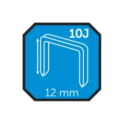 Hæfteklammer 12 mm nr. 10J 1000 stk. - Probuilder