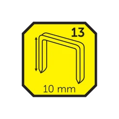 Hæfteklammer 10 mm nr. 13 1000 stk. - Probuilder