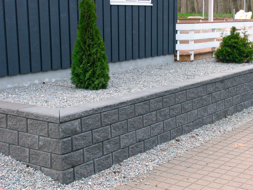 Hjørnesten Lock-Block og Lock-Block XL grå