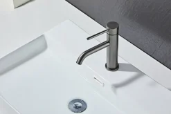 Håndvaskarmatur Slim vinkel gunmetal