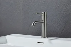 Håndvaskarmatur Slim vinkel gunmetal