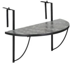 Hængebord altan Rom mosaik 70 x 36 cm - Sunlife®