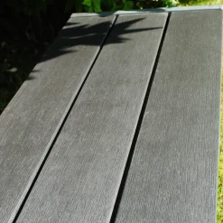HORTUS bænk H-model nonwood antracitgrå 180 cm