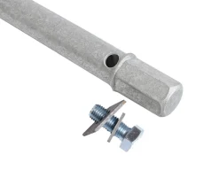 HORTUS jordskrue galvaniseret stål Ø25 x 750 mm