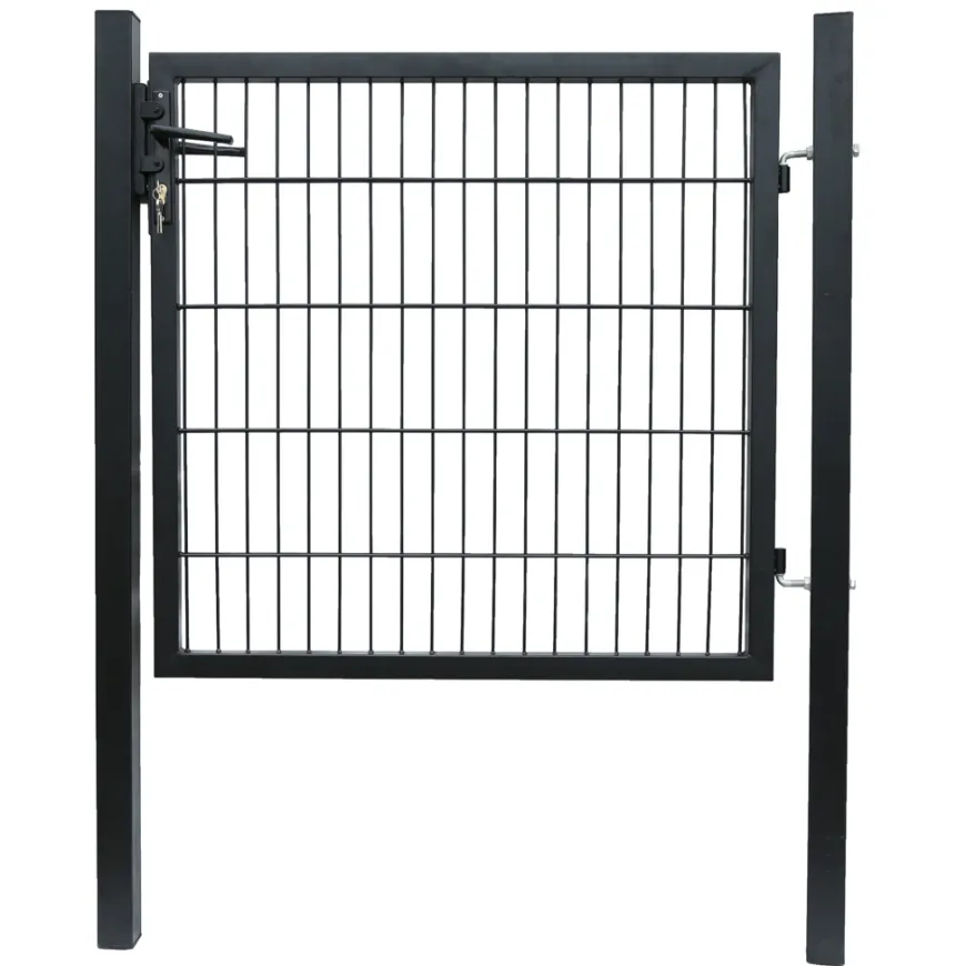 HORTUS låge t/panelhegn sort 100 x 100 cm - webshop