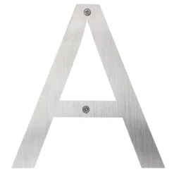 Husbogstav A rustfrit stål 25 cm