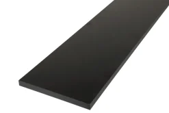Hylde melamin sort 16 mm x 20 x 100 cm