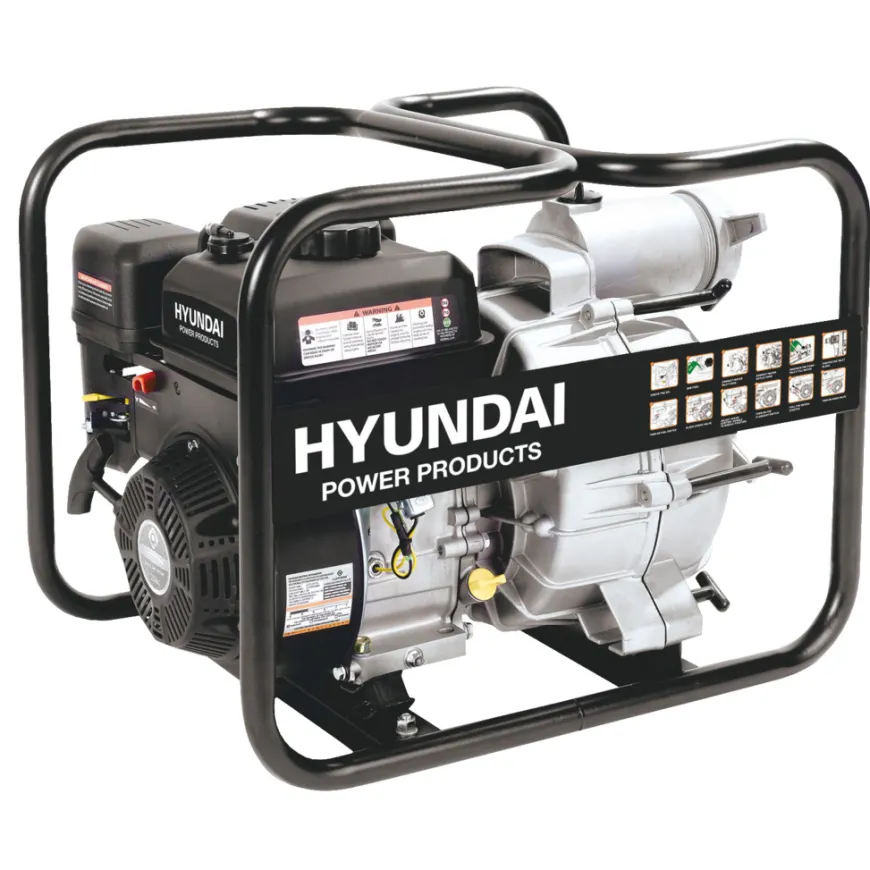 Hyundai vandpumpe benzin 7 hk 45.000 liter/time