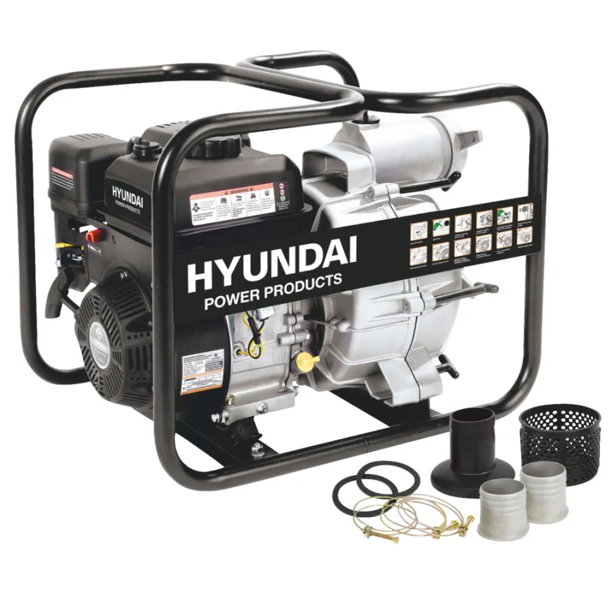 Hyundai vandpumpe benzin 7 hk 45.000 liter/time