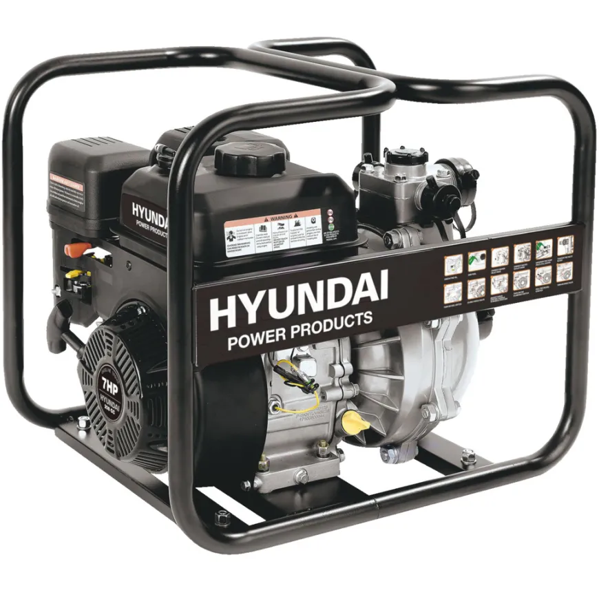 Hyundai vandpumpe benzin 7 hk 30.000 liter/time