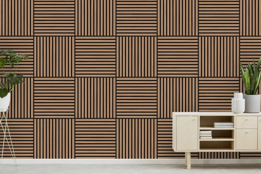 Jangal Modular Wall akustikpanel 52 x 52 cm - Davert Oak