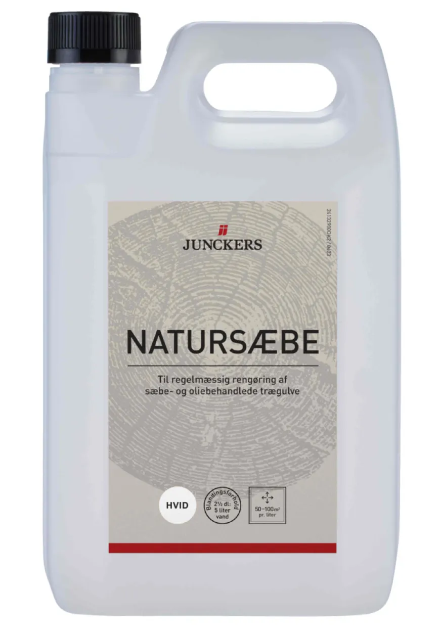 Junckers Natursæbe hvid 2,5 liter