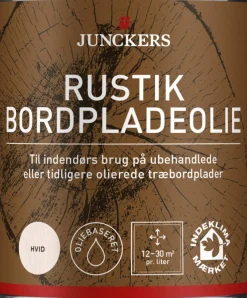 Junckers Rustik Bordpladeolie Hvid 0,75 liter