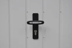 Jyde stålvippeport 248 x 209 cm hvid