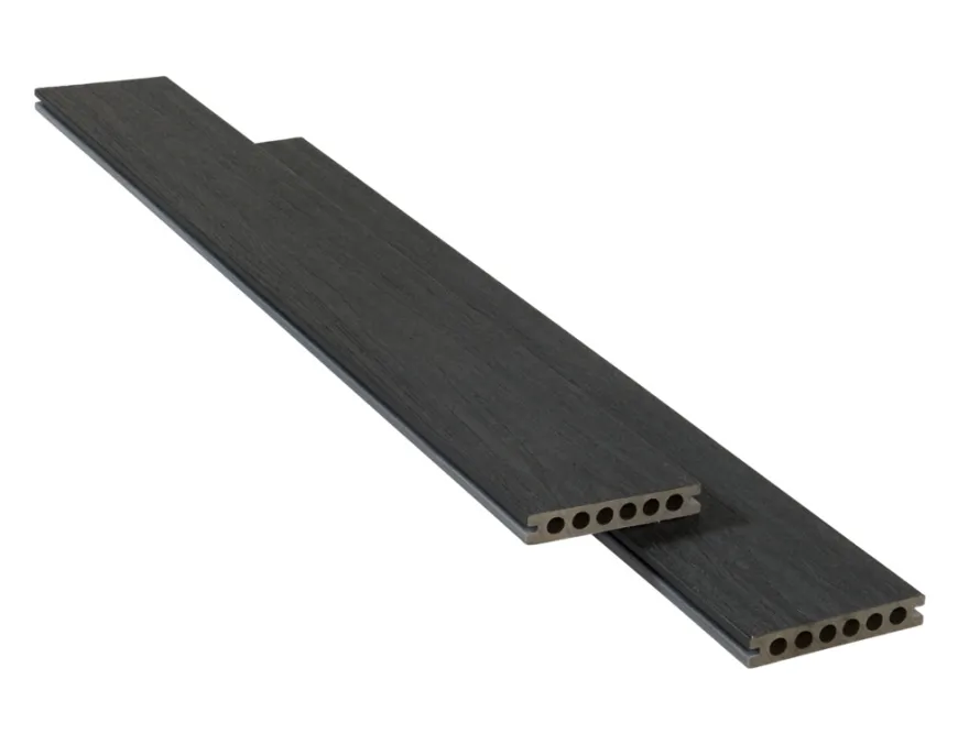 Kirkedal Heimdal terrassebrædder komposit Black/Grey 22x130x6000 mm