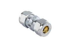 Klemmeringskobling 10 mm krom