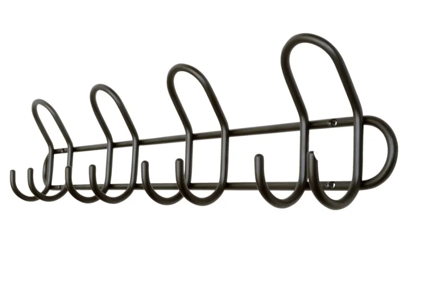 Knagerække P-4 sort 54,5 cm