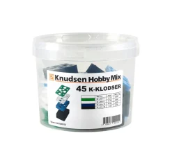 Knudsen Kilen Hobby Mix K-klodser (justérbrik) - 45 stk.