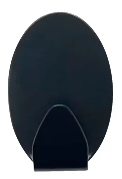 Krog selvklæbende 37 mm sort 3 stk.