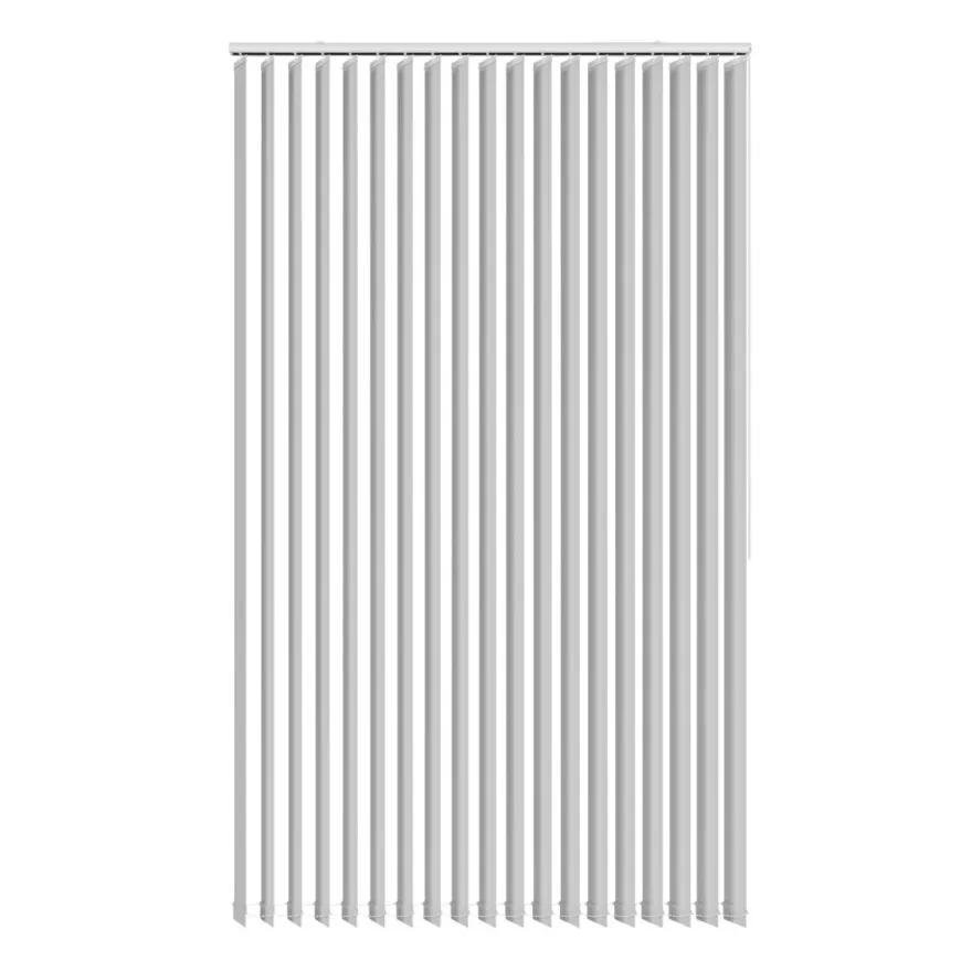 Lamelgardin hvid 200 x 250 cm