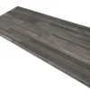 Laminatbordplade sort/grå træ 28 mm x 61 x 300 cm
