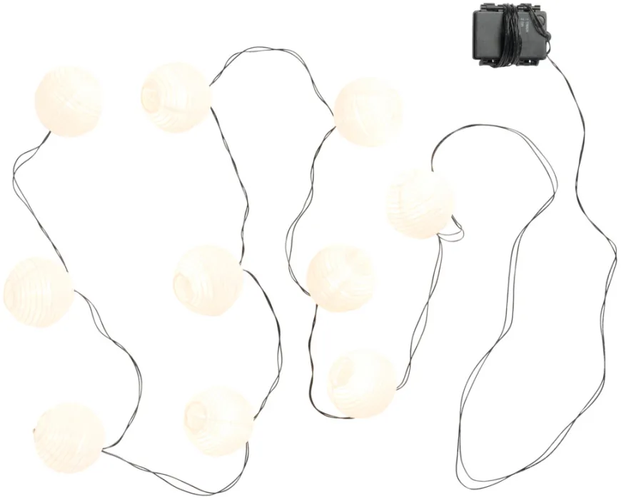 Lanternelyskæde med 10 LED-pærer - Garden®