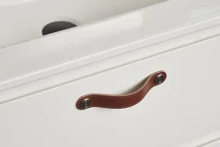 Læderstropper 12,8 cm brun 2-pk.