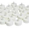 LED-fyrfadslys med flakkende lys 24 stk.