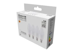 LED-pære kerte E14 4,9 W 4-pk.