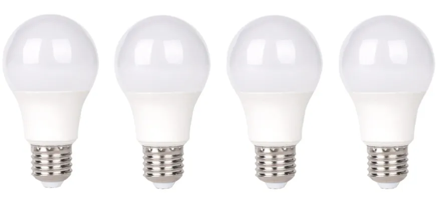 LED-pære standard 7,3 W E27 4-pk.