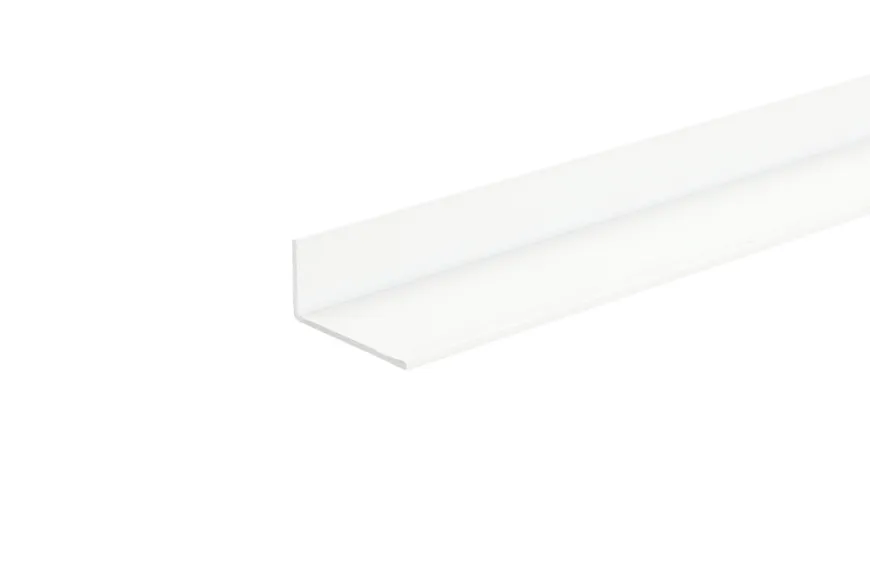 Listeprofil aluminium hvid 15 x 15 x 1000 mm