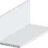 Listeprofil aluminium hvid 25 x 25 x 1000 mm