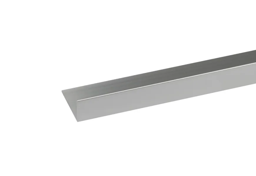 Listeprofil sølv 10 x 15 x 1000 mm
