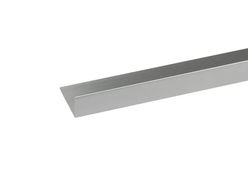 Listeprofil sølv 10 x 15 x 2000 mm