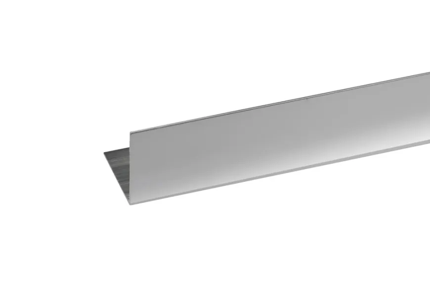 Listeprofil sølv 15 x 15 x 2000 mm