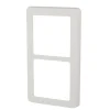 LK FUGA® designramme Base 63 2×1 modul lodret hvid