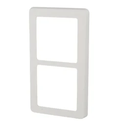 LK FUGA® designramme Base 63 2×1 modul lodret hvid