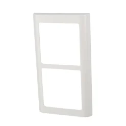LK FUGA® designramme Soft 63 2×1 modul lodret hvid