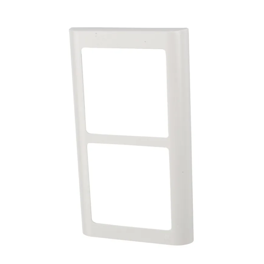 LK FUGA® designramme Soft 63 2×1 modul lodret hvid