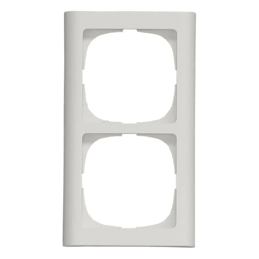 LK FUGA® Softline ramme 63 til 2 afbrydere hvid