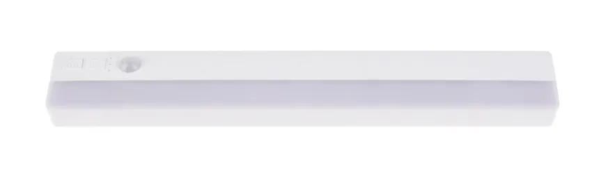 Lysskinne m/LED og sensor hvid L: 275 mm