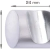 Møbelgreb cylinder 19 mm krom 2 stk.