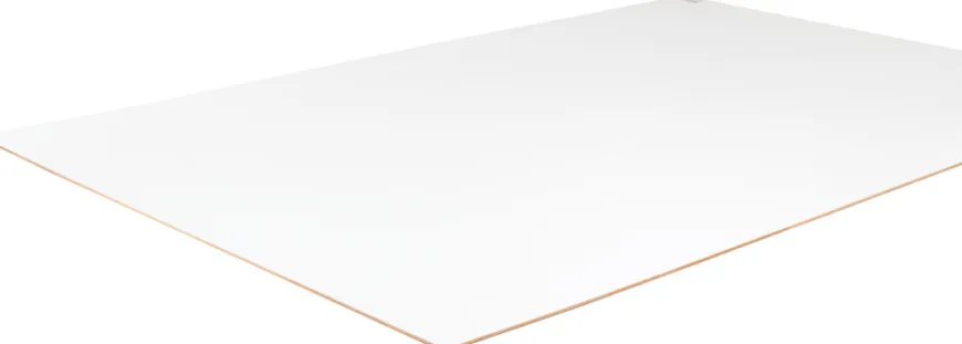 MDF plade 3 mm hvid - 80 x 120 cm