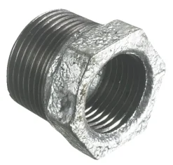 Nippelmuffe galvaniseret 1" x 3/4"