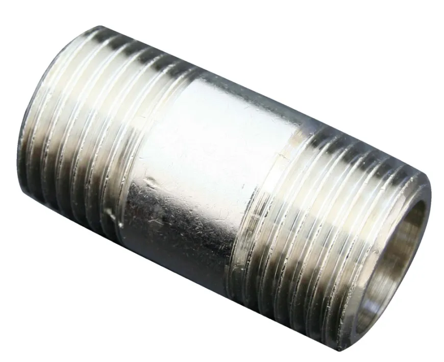 Nippelrør krom 1/2" x 40 mm