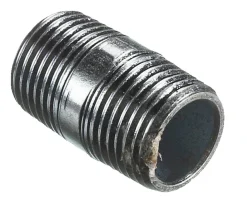 Nippelrør sammenskåret galvaniseret 1/2"
